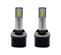 OUVECR Fog Lamp Assembly H3 Led Car Fog Lights Bulbs DRL Motorcycle Headlights H1 880 881 9005 9006 H4 H7 H11 6000K 6500K Aotu High Beam Distance12V Front Fog Light(H27/880,3000K Golden)