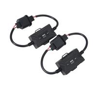 OUVECR Fog Lamp Assembly H4 H7 H11 H13 9005/9006/9012 LED Canbus Anti Flicker Bulb Error Decoder Resistor Canceller Adapter For Car Headlight Fog Light Front Fog Light(H13)