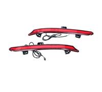 OUVECR Fog Light Reflector For Accord 10 10th 2018 2019 2020 Brake LED Reflector Light Rear Bumper Lamp Flow Turn Signal Light(Red Lens)