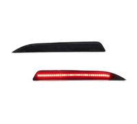 OUVECR Fog Light Reflector For Taurus For Police For Interceptor Sedan 2013-2019 Rear Bumper Brake Light Tail Light Reflector Lights(Smoked Lens Red LED)