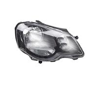 OUVECR Front Headlights Assembly For VW For Polo IV 2005 2006 2007 2008 2009 Head Light Lamp Headlight Headlamp Front Assembly Headlamp Assembly(Black RH)