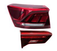 OUVECR Tail Light Lamp Lens For VW For T-ROC 2018-2021 Taillight Cover