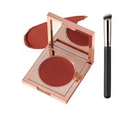 Ouvene Velare Cc Undereye Corrector,Colored Clay Cc Undereye Corrector with Brush,Under Eye Concealer Color Corrector for Dark Circles,Hydrating Moisturizing Foundation (Red)