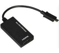 OUVITA Display Port Micro USB To HDMI Adapter 12cm Cable Converter Light Weight DisplayPort Connector Smart Phone Connect TV Projector