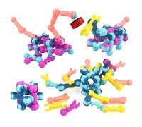 OUWEWIN STEM Building Toys for Kids Ages 4 5 6 7 8, 101Pcs Building Blocks STEM Kit Multi-functional Skeleton Joint Splicing Stem Toys for Ages 4 5 6 7 8 9 Year Old Birthday Gifts