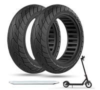 OUXI 10x2.125 inch replacement tyres, solid tyres with 1 mounting tool for electric scooter, solid rubber tyres, 10x2.125 inch spare wheels, highly elastic electric scooter tyres
