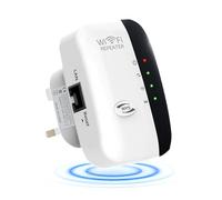 Ouxonix 2025 Newest WiFi Extender, WiFi Booster, WiFi Repeater - Internet Booster for Home, with Ethernet Port, Covers Up to 3650 Sq. ft & 45 Devices, WiFi Signal Booster, Quick Setup, UK Plug,White