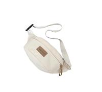 OUXUNDAI Bum Bag Canvas Waist Bag Outdoor Leisure Multi-Layer Colorful Messenger Bag Fashion Sports Trend Bag-White
