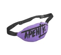 OUXUNDAI Bum Bag Chest Bag Men's High-End Casual Large-Capacity Sports Waist Bag Nylon Messenger Bag-Purple