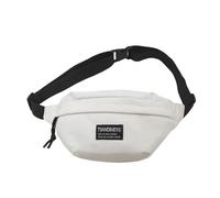 OUXUNDAI Bum Bag Daily Commuting Men's and Women's Large-Capacity Chest Bag Mobile Phone Portable Waist Bag Shoulder Strap Storage Bag-White