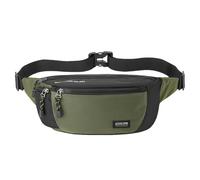 OUXUNDAI Bum Bag Fashion Casual Waist Bag Messenger Bag Lightweight Outdoor Cycling Bag Oxford Cloth Bag Men and Women-Green