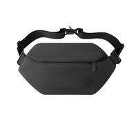 OUXUNDAI Bum Bag Multifunctional Chest Bag Water-Proof Outdoor Leisure Men's Waist Bag Shoulder Messenger Bag-Black