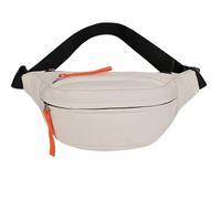OUXUNDAI Bum Bag Oxford Cloth Student Sports Messenger Bag Men and Women Light and Simple Casual Waist Bag-Off White