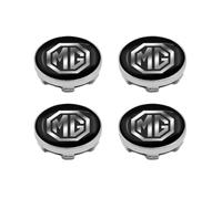 OUXVSLJA 4Pcs Car Hub Centre Caps for MG ZS EV,Car Wheel Center Hub Cap Car Styling Rims Cover Water Proof Anti-rust,56mm-Black