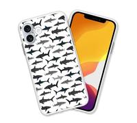 OUYAGAOYUAN Compatible for iPhone 17 Case, Cool Printed Hammerhead Shark Billhead Shark Shockproof Protective with Unique Design for Women Girls TPU Cover Clear Case
