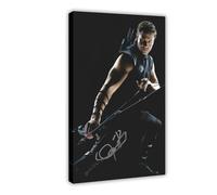 Ouyniei Actor Jeremy Renner Poster (4) Canvas Poster Wall Art Decor Print Picture Paintings for Living Room Bedroom Decoration 16x24inch(40x60cm)