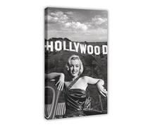 Ouyniei Actress Marilyn Monroe Poster (2) Canvas Poster Bedroom Decor Landscape Office Room Decor Gift 20x30inch(50x75cm)