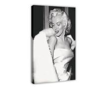 Ouyniei Actress Marilyn Monroe Poster (8) Canvas Poster Bedroom Decor Landscape Office Room Decor Gift 16x24inch(40x60cm)