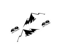 Ouyniei Car Door Side Stickers，Fit For LADA NIVA 1600 4x4 Logo Vinyl Film Decor Decal Off Road Mountain Peak Styling Auto Accessories