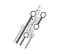 Ouyniei Car Hood Sticker Hexagon Stripes Decal Film Decor Tunning Accessories，Fit For VW Skoda Volvo Suzuki BMW Seat Subaru