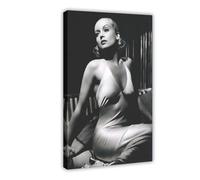 Ouyniei Carole Lombard Poster (1) Canvas Poster Wall Art Decor Print Picture Paintings for Living Room Bedroom Decoration 20x30inch(50x75cm)
