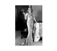 Ouyniei Carole Lombard Poster (2) Canvas Poster Wall Art Decor Print Picture Paintings for Living Room Bedroom Decoration 24x36inch(60x90cm)