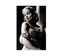 Ouyniei Carole Lombard Poster (4) Canvas Poster Bedroom Decor Landscape Office Room Decor Gift 20x30inch(50x75cm)