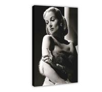 Ouyniei Carole Lombard Poster (4) Canvas Poster Bedroom Decor Landscape Office Room Decor Gift 24x36inch(60x90cm)