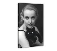 Ouyniei Carole Lombard Poster (6) Canvas Poster Bedroom Decor Landscape Office Room Decor Gift 24x36inch(60x90cm)