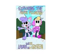 Ouyniei Dandys World Game Poster 8 Canvas Poster Bedroom Decor Landscape Office Room Decor Gift 08x12inch(20x30cm)