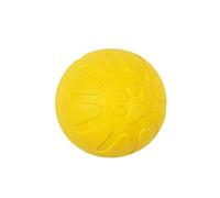 Ouyniei EVA Dog Flying Disc for Large Breed Dogs, Border Collie Chewing Teeth, Floating Training Ring with Pull Tab, Round Circle Ball(Solid ball)