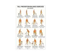 Ouyniei Fall Prevention And Balance Exercises for The Elderly Canvas Poster Bedroom Decor Landscape Office Room Decor Gift 20x30inch(50x75cm)