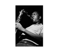 Ouyniei John Coltrane Music Poster (3) Canvas Poster Wall Art Decor Print Picture Paintings for Living Room Bedroom Decoration 20x30inch(50x75cm)