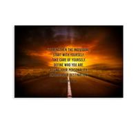 Ouyniei Jordan Peterson Quote Poster (4) Canvas Poster Wall Art Decor Print Picture Paintings for Living Room Bedroom Decoration 16x24inch(40x60cm)