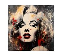 Ouyniei Marilyn Monroe Poster (2) Canvas Poster Bedroom Decor Landscape Office Room Decor Gift 28x28inch(70x70cm)