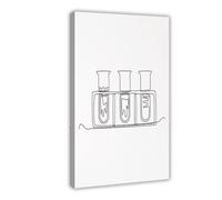 Ouyniei Minimalist Science Lab Decorative Line Art(2) Canvas Poster Bedroom Decor Landscape Office Room Decor Gift 20x30inch(50x75cm)