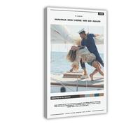 Ouyniei Movie Mamma Mia! Here We Go Again Poster Canvas Poster Bedroom Decor Landscape Office Room Decor Gift 16x24inch(40x60cm)