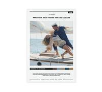 Ouyniei Movie Mamma Mia! Here We Go Again Poster Canvas Poster Bedroom Decor Landscape Office Room Decor Gift 20x30inch(50x75cm)