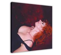 Ouyniei Mylène Farmer Poster Canvas Poster Wall Art Decor Print Picture Paintings for Living Room Bedroom Decoration 28x28inch(70x70cm)