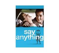 Ouyniei Say Anything 90s Love Movie Poster Canvas Poster Wall Art Decor Print Picture Paintings for Living Room Bedroom Decoration 08x12inch(20x30cm)