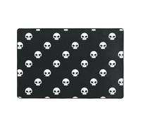 Ouyniei Skull Printed Decorative Area Rugs 5x7/ 2x3, Non-Slip Short Pile Machine Washable Carpet For Living Room/Bedroom/Dining Room/Laundry Room/Kitchen/Home/Corridor/Porch/Office
