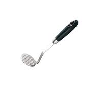 OUYNIEI Steel Potato Masher - Manual Potato Presser for Smooth Mashed Potatoes and Pumpkin Puree(Black)