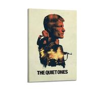 Ouyniei The Quiet Ones Poster, Decorative Painting Canvas Moive Wall Art Trendy Print For Bedroom Living Room16x24inch(40x60cm) Frame-style-1