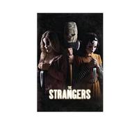 Ouyniei The Strangers Horror Movie Poster Canvas Poster Wall Art Decor Print Picture Paintings for Living Room Bedroom Decoration 20x30inch(50x75cm)