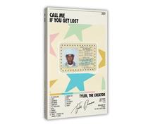 Ouyniei Tyler, The Creator CALL ME IF YOU GET LOST Music Cover Poster Canvas Poster Wall Art Decor Print Picture Paintings for Living Room Bedroom Decoration 12x18inch(30x45cm)