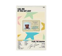 Ouyniei Tyler, The Creator CALL ME IF YOU GET LOST Music Cover Poster Canvas Poster Wall Art Decor Print Picture Paintings for Living Room Bedroom Decoration 20x30inch(50x75cm)