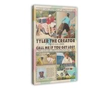 Ouyniei Tyler, The Creator CALL ME IF YOU GET LOST Vintage Poster (1) Canvas Poster Bedroom Decor Landscape Office Room Decor Gift 08x12inch(20x30cm)