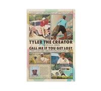 Ouyniei Tyler, The Creator CALL ME IF YOU GET LOST Vintage Poster (1) Canvas Poster Bedroom Decor Landscape Office Room Decor Gift 20x30inch(50x75cm)