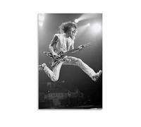 Ouyniei Van HalenWall Art Home Decor Vintage Poster Retro Aesthetic Print Perfect for Living Room Bedroom Office Home StudioUnframe-style20x30inch(50x75cm)