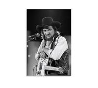 Ouyniei Waylon JenningsWall Art Home Decor Vintage Poster, Retro Aesthetic Print Perfect for Living Room, Bedroom, Office, Home StudioUnframe-style12x18inch(30x45cm)